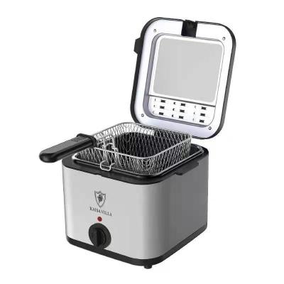 China Sale Kitchen Cookware Commercial Hot Adjustable Thermostat Electric Deep Fryer Chip Pan Deep Fryer French Fries Machine Frying Machine for sale