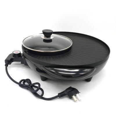 China Wholesale Family BBQ Household Around Bakeware Multifunctional Smokeless Hot Nonstick Electric BBQ Pot Cooker Oven for sale