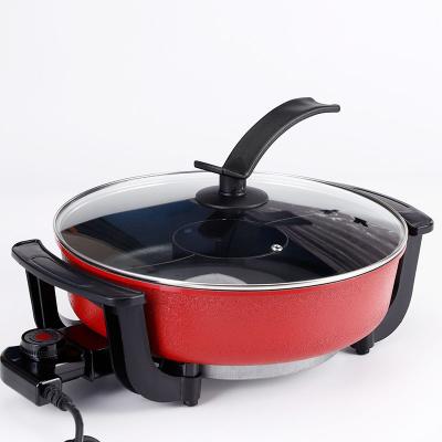 China Zi MU tangerine multifunctional aluminum hotpot duck hot pot hot selling electric hot pot tempered glass car cooker Zi MU for sale