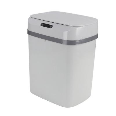 China New Design Sustainable Office Home Kitchen Bedroom Automatic Non-contact Motion Sensor Infrared Trash Bin for sale