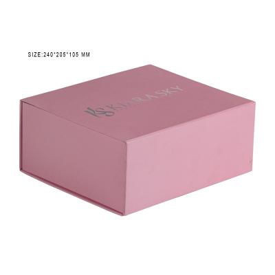 China Handmade Custom Luxury Rose Holographic Foldable Paper Gift Boxes Packaging Boxes for sale