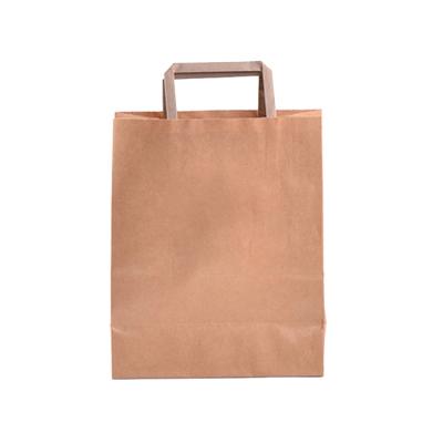 China Recyclable Recyclable Kraft Paper Bag With Twisted Handle Reusable Shopping Paper Bags Logo Printed for sale