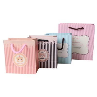 China Wholesale Cheap Price Luxury Famous Brand Gift Custom Recyclable Printed Shopping Paper Bag With Your Own Logo for sale