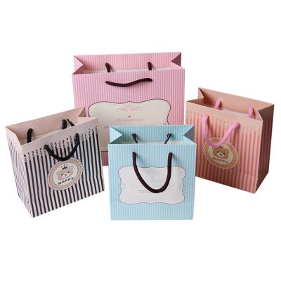 China BIODEGRADABLE Custom Paper Printing Shopping Bags With Your Own Logo for sale