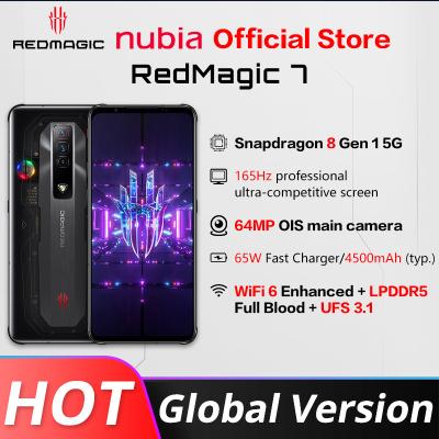 China RGB LIGHT Version Nubia Redmagic 7 Snapdragon 5G Snapdragon 8 GEN 1 Octa Core 6.8 Inch 165Hz AMOLED 64MP Triple Cameras 65W Fast Charging for sale