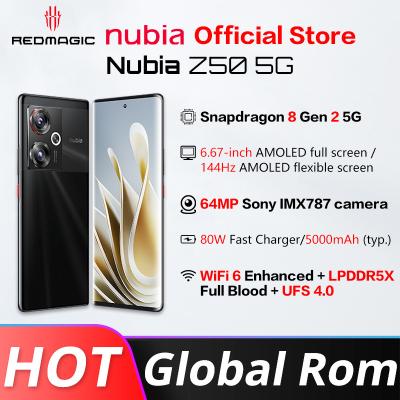 China Dual SIM Card Nubia Z50 5G 12GB RAM 256GB ROM 6.67 Inch 144Hz Curved Display Snapdragon 8 GEN 2 Octa Core 50MP Dual Camera for sale