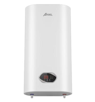 China Electric Hot Water Heater Enamel 30 Single Cylinder Storage 50 80 100L Vertical Round Double Flat Tank Storage Electric Water Heater for sale