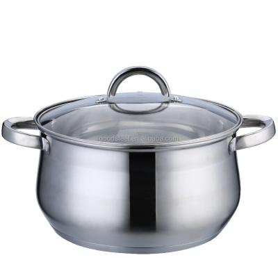 China Sustainable Kitchen Maid Helper Pentole Casserole Large Multifunctional Stainless Steel Cooking Pot for sale