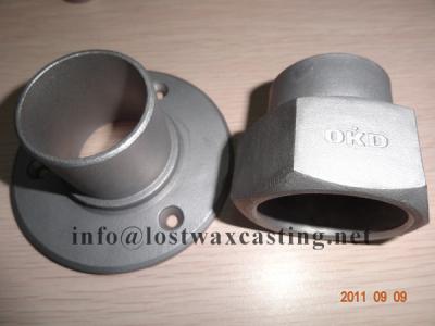 China Investment Casting Stainless Steel Casting Pipe Fittings for sale