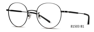 China Round Eye Metal Frame Acetate Eyeglass Classical For Men Women à venda