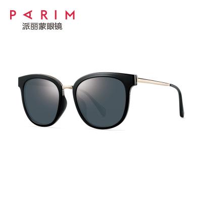 China Lente gris de la mezcla del metal de la lente PEI del marco metálico de las gafas de sol del oro gris cuadrado de TAC Rose en venta