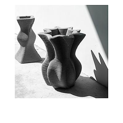 China Morden Light Weight Eco-Friendly Standing Planter 3D Print Modern Stylish Flower Pot Decoration for sale