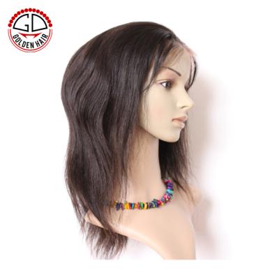 China Hot Selling Straight Malaysian Virgin Straight Silk Bleached Remy Full Lace Wig 22 Inches Knots for sale