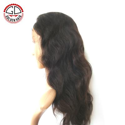 China 2019 High Quality Knots Lace Frontal Wig HD Bleached Full Lace Wig With Hair for sale