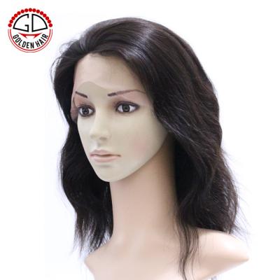 China Yes Knots Virgin Hair And Bleached Type Part Wig Middle Lace Front Wigs For Black Women. for sale