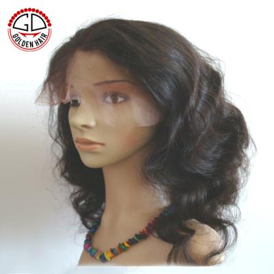 China Bleached Knots Wholesale Virgin Hair Professional Women's Full Lace Wig Glueless Wig for sale