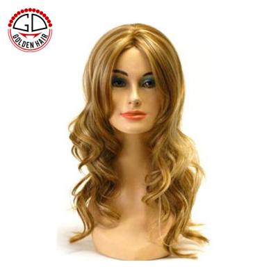 China Bleached Golden Knots Hair Making Real Hair New Products Wig For Christmas Festivals for sale