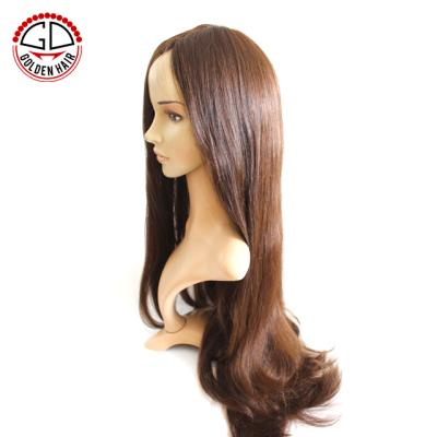 China High Quality Unprocessed European Jewish Wig Knots Bleached Long Straight With Tied Tip for sale