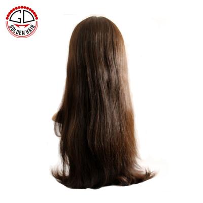 China High Quality European Jewish Hair Wig Knots Wholesale Price Bleached Kosher Wig for sale