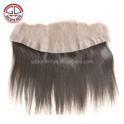 China Hot Sale Bleached Cheap Silk Virgin Indian Hair Knots Low Closures Lace Frontal for sale