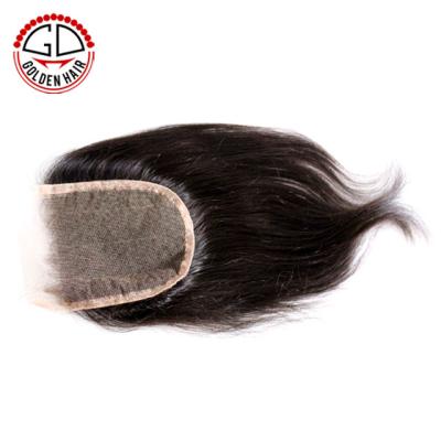 China Brazilian Bleached Knots Lace 4*4closure With Baby Hair for sale