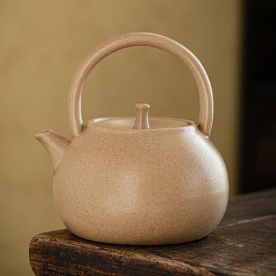 China Viable Fashion Good Quality Porcelain Teapot 750ml Collor Glazed Ceramic Teapot Chinese Ceramic Teapots For Hotel for sale