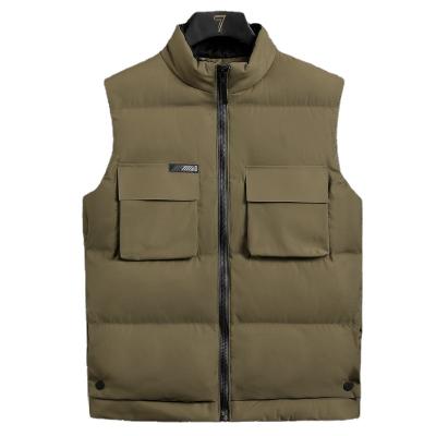 China High Quality Hooded Thick Ultralight Men's Duck Custom Warm Padded Puffer Anti-wrinkle Flexible Sport Down Vest for sale