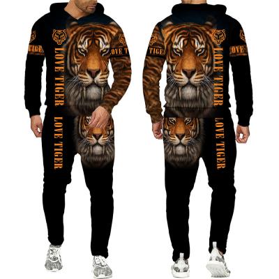 China 2022 New Arrival Breathable 3D Printed Mens Joggers Suits Set Mens Sweat Suits Plus Size Sports Mens Sets for sale