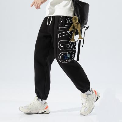 China Breathable Fashion Elastic Sports Pants Men Slim Fit Cargo Pants Hip Hop Loose Pants Track Fit Trousers for sale