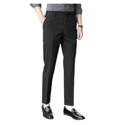 China Plus Size Fits Pants Formal Business Latest Black Color Dress Pants Slim Fit Office Men Pants Plus Sizes for sale