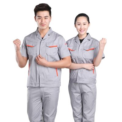 China Men's Work Long Pants Low Price Support Shorts Sleeve Multiple Colors Summer Available Promotional Uniform Antistatic Material Workwear for sale