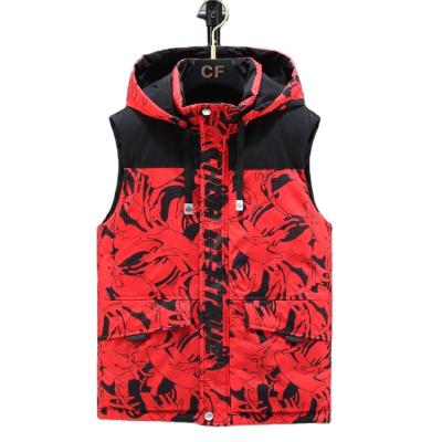 China Fashion Casual Anti-wrinkle High Street Couple Plus Size Warm Placket Ladies Zipper Cotton Vests Men Vest for sale