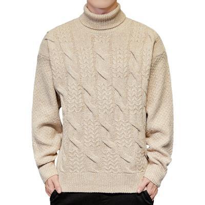 China high quality fashionable striped knitted pullover Sweater Spring Winter designer mens solid color Anti-wrinkle 2021 plus size sweaters for sale