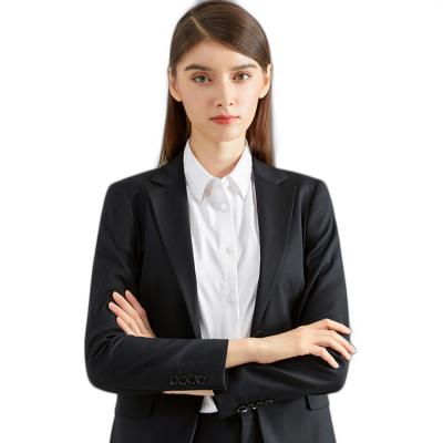 China wholesale Anti-wrinkle ladies fashion clothes for work professional slim fit 2 pieces office wear suit blazers ladies for sale