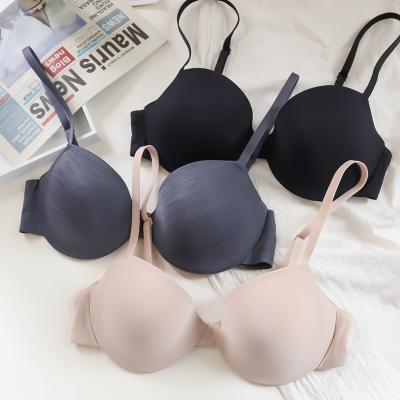 China 2021 QUICK DRY French Cups Without Underwire New Summer Comfortable Halter Tank Bra For Women for sale