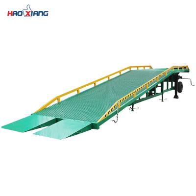 China Loading And Unloading Portable Dock Ramp Green Portable Steel Ramps for sale