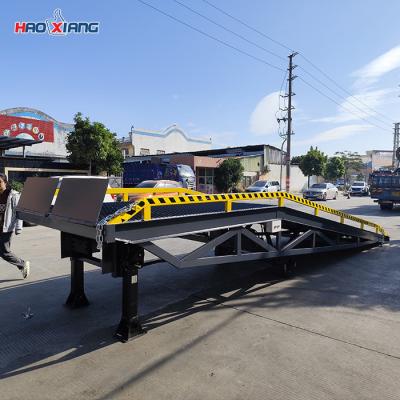 China 20000kg Power Ramp Dock Leveler 10m Unloading Loading Yard Ramp for sale