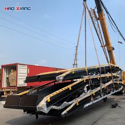 China Customized Portable Loading Docks Hydraulic Dock Ramp For Forklift for sale