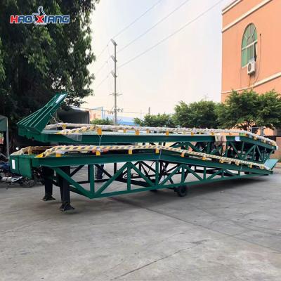 China 11 m mobile Dockrampe hydraulische Rampe für Containerentladung zu verkaufen