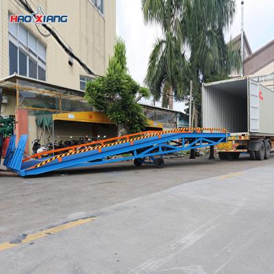 China 12T Hydraulic Dock Ramp Forklift Container Loading Ramp For Cargo for sale