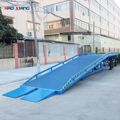 China 10T-20T Portable Dock Ramp Mobile Ramp For Unloading Trucks for sale