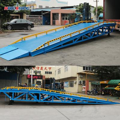 China Temporary Loading Dock Ramp Hydraulic Ramp For Container Unloading for sale