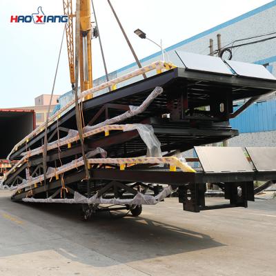 China Mechanism Steel Hydraulic Dock Ramp 10000kgs Mobile Loading Dock Ramps for sale