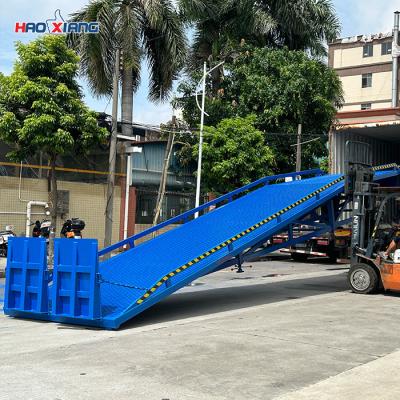 China Customizable Load Mobile Yard Ramp 8000kg Portable Steel Yard Ramp for sale