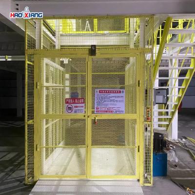 China Outdoor Workshop Hydraulic Cargo Lift 500kgs Small Freight Elevator for sale