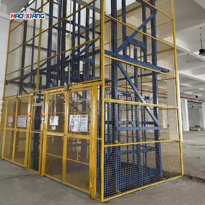 China 8m High Stroke Cargo Elevator Lift For Multi Level Handling for sale