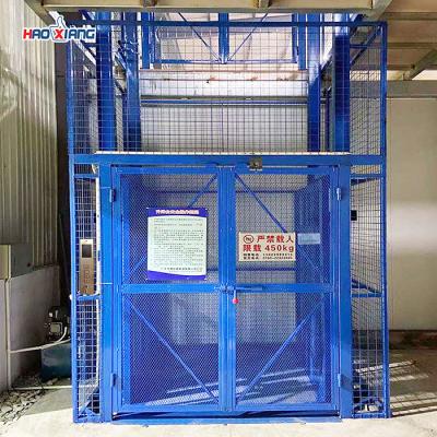 China 1T First Floor Outdoor Cargo Elevator Hydraulic Cargo Lift For Workshop for sale