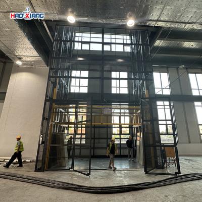 China 1-2 Floors Heavy Duty Goods Lift 10m Hydraulic Goods Elevator for sale