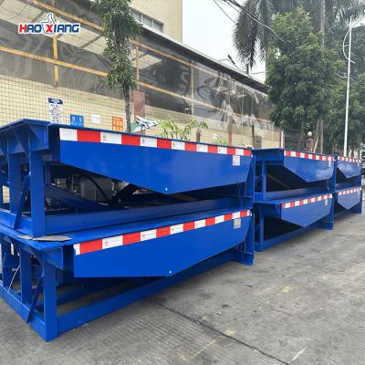 China 10000 Kgs Hydraulic Dock Leveler Electric 10Ton Loading Unloading Platform for sale