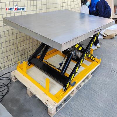 China Anti Skid 10T Stationary Scissor Lift Platform With 4650mm Max Height for sale